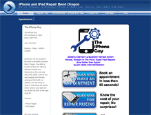 Tablet Screenshot of bendoregoniphonerepair.com